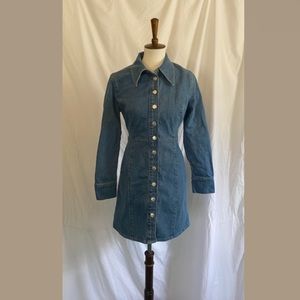 ASOS Denim Mini Dress: Size 8